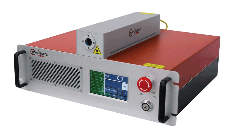 Tm-Doped Single-Pass SHG Fiber Laser 865-1030 nm