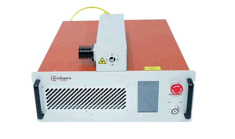 Single-Pass SHG Raman Fiber Laser 560-765 nm